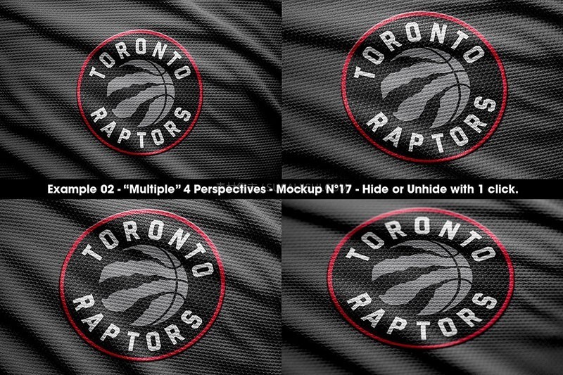 50个服装品牌LOGO设计展示样机模板